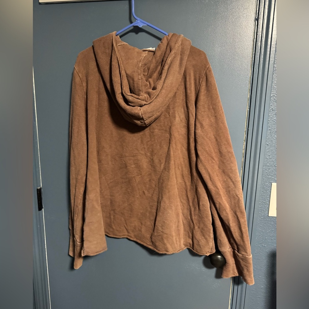 Brown Hooded Women's Jacket - Picture 2 of 7